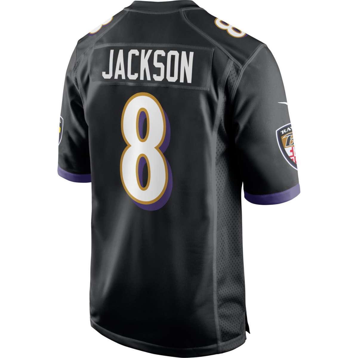 Baltimore Ravens - Nike Alternate Game Jersey Black - Lamar Jackson