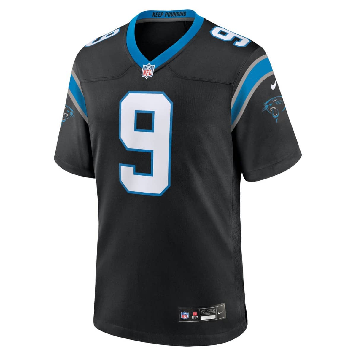 Carolina Panthers - Nike Game Home Jersey - Black - Bryce Young 9