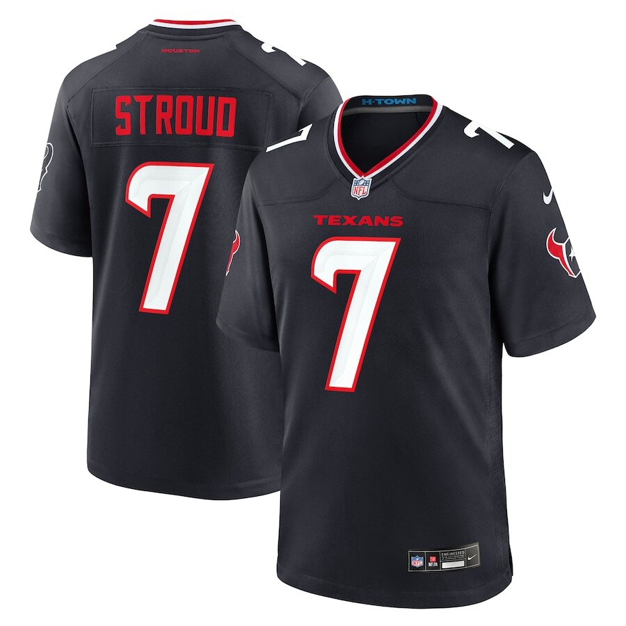 Houston Texans Nike Game Home Jersey - Pitch Blue- C.J. Stroud 7