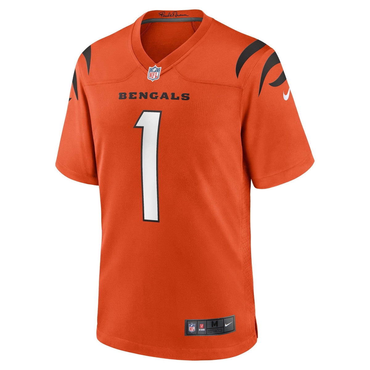 Cincinnati Bengals- Nike Game ALternate Jersey - University Orange- Ja'Marr Chase 1
