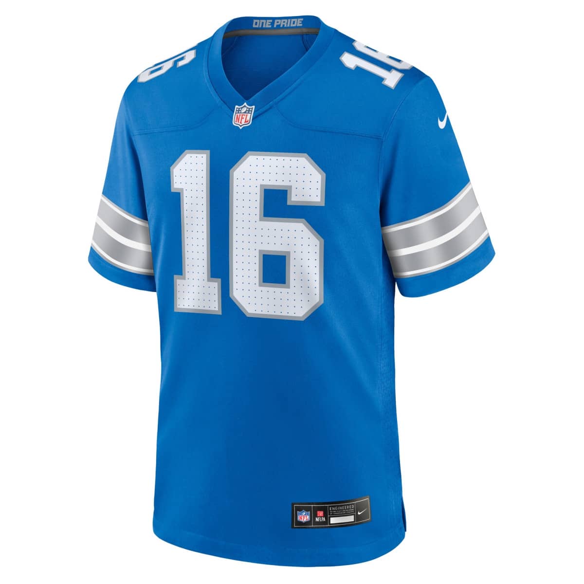 Detroit Lions- Nike Game Home Jersey - Blue Spark- Jared Goff 16