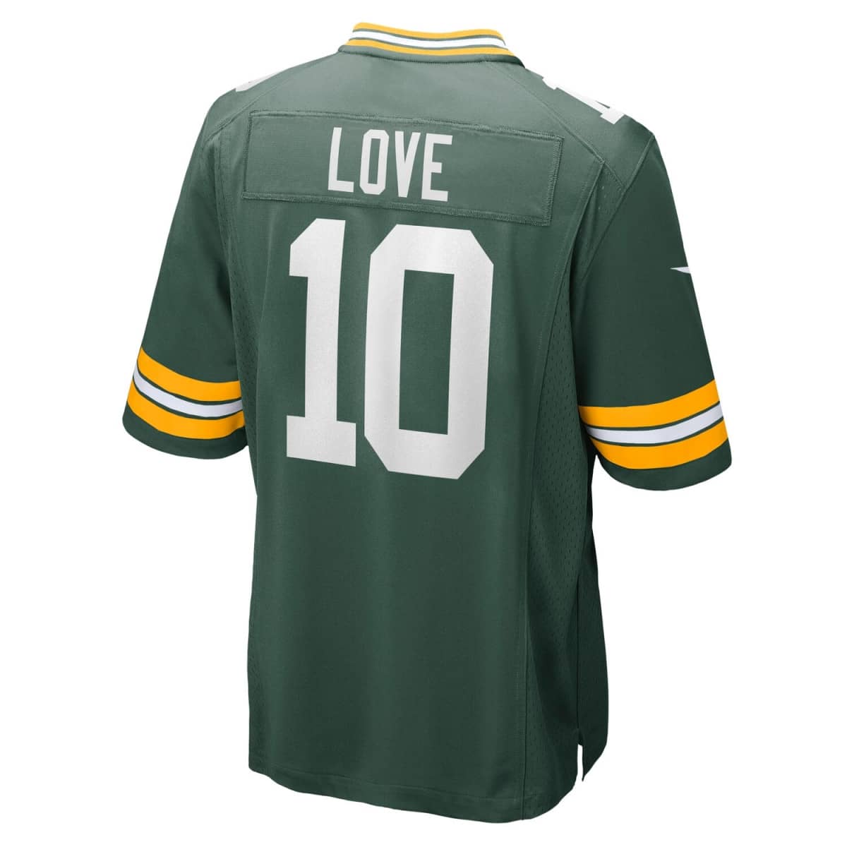 Green Bay Packers Nike Home Game - Green Gold - Jordan Love 10