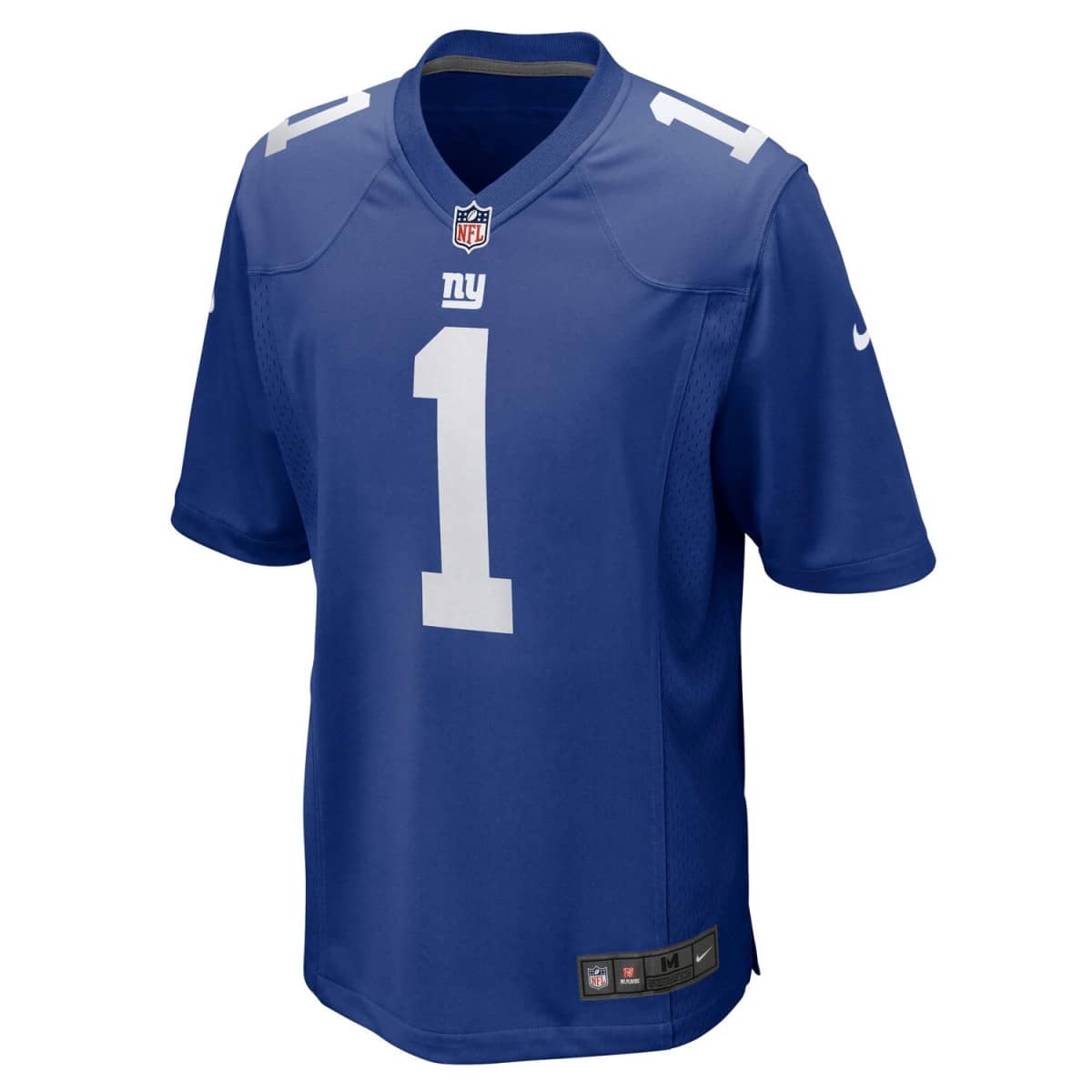 New York Giants Nike Game Jersey Home - Rush Blue - Malik Nabers 1
