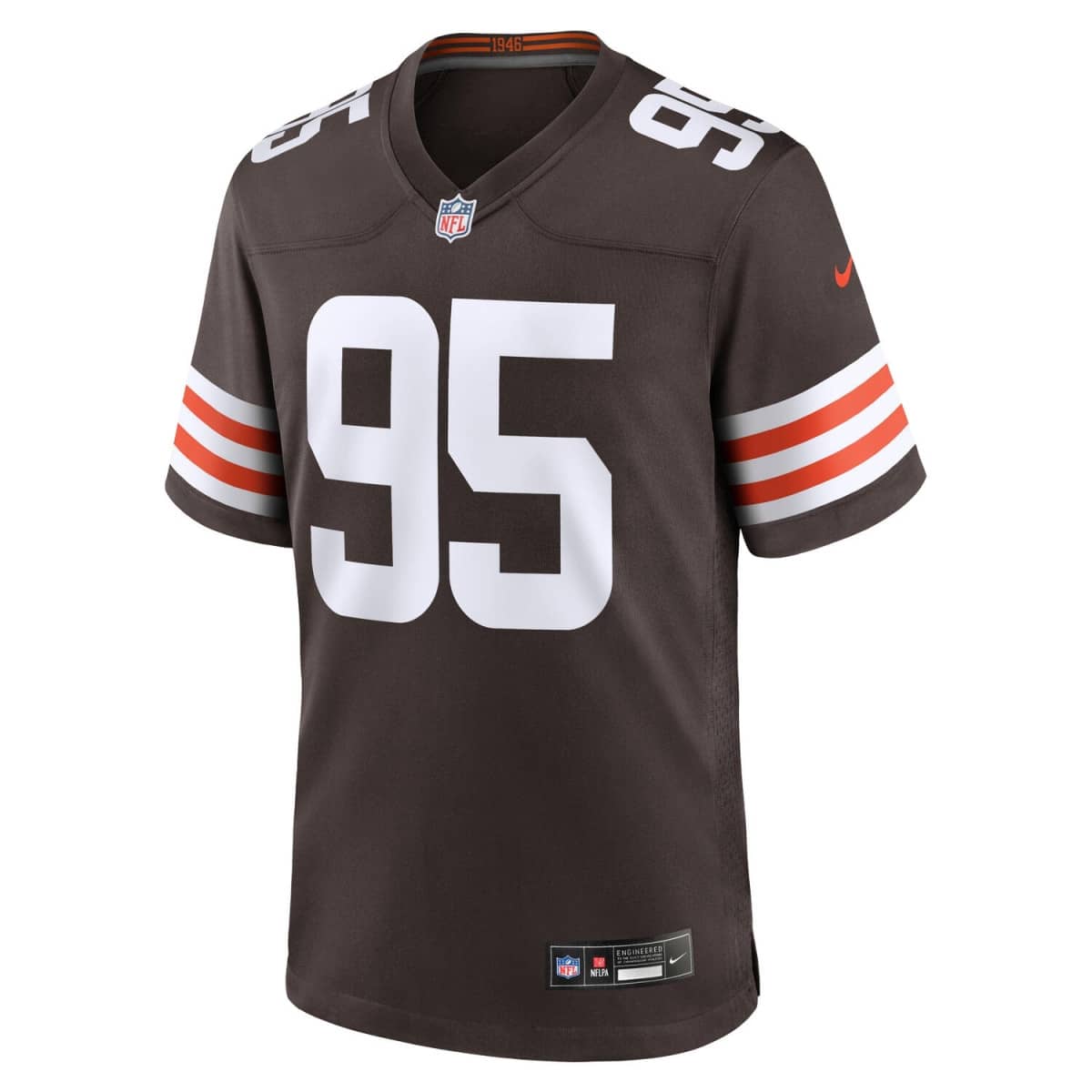 Cleveland Browns Nike Game Home - Seal Brown - Myles Garrett 95