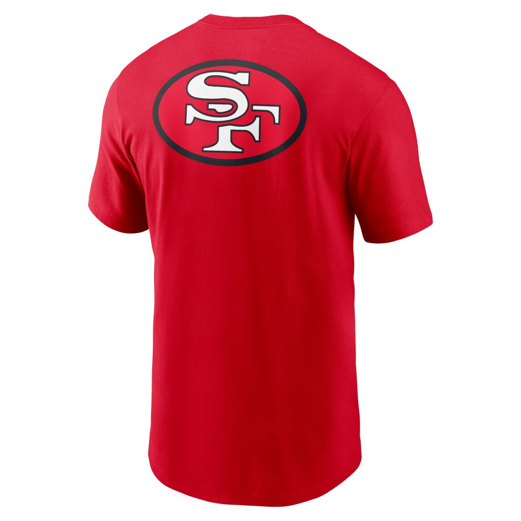 NFL Rewind Front and Back Hit Essential Cotton Tee - San Francisco 49ers