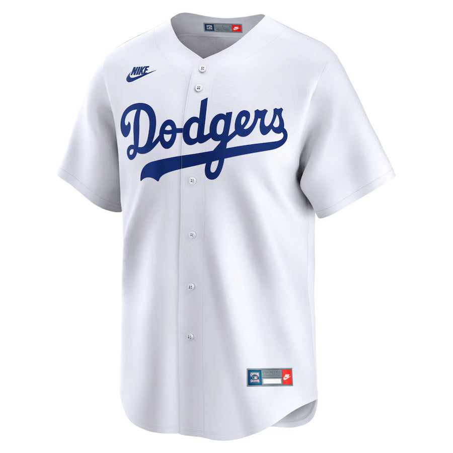 MLB Men's Cooperstown Jersey- Brooklyn Dodgers- White