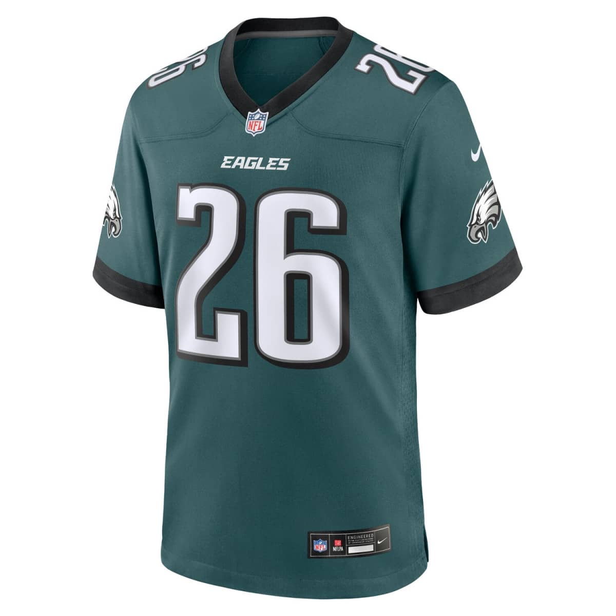 Philadelphia Eagles Nike Home Game Jersey - Sport Teal- Saquon Barkley 26