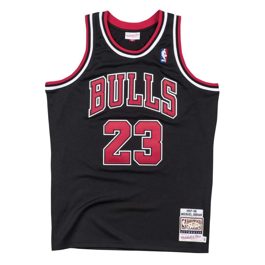 AUTHENTIC JERSEY - CHICAGO BULLS - MICHAEL JORDAN 1997-98 BLACK