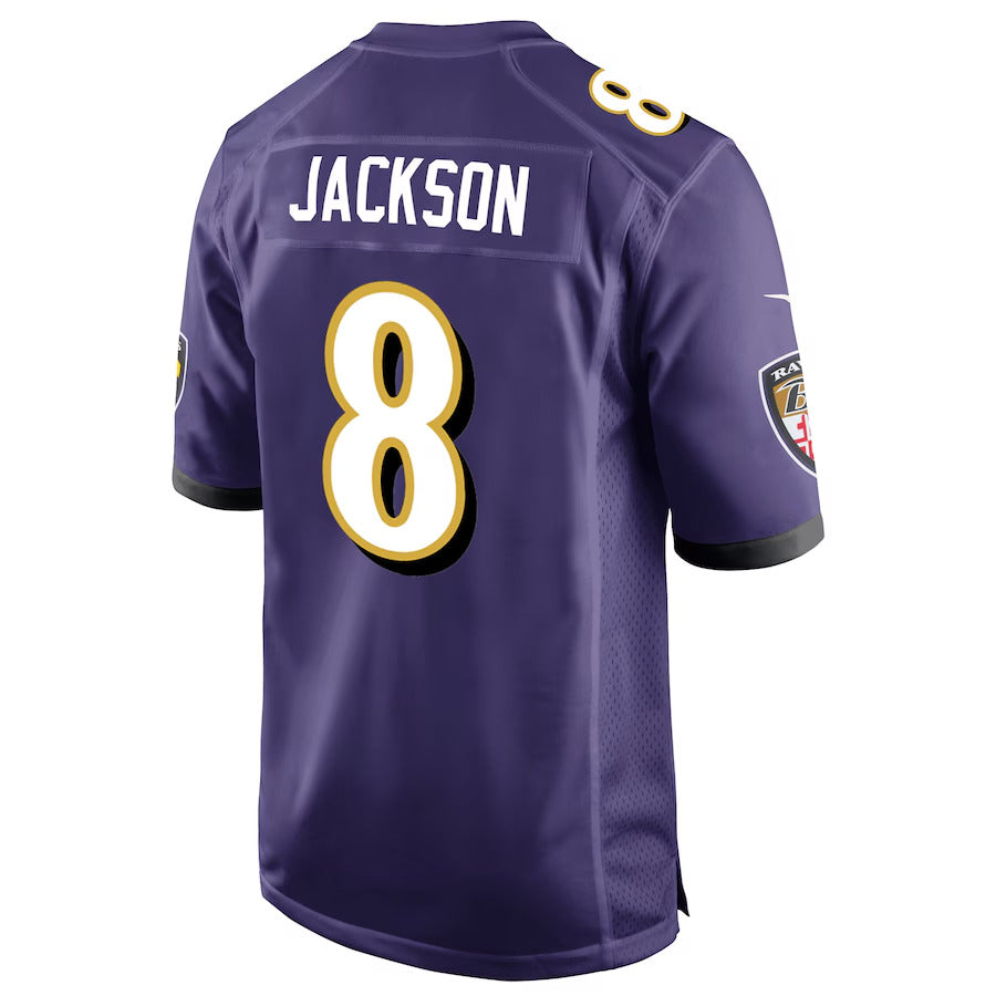 Baltimore Ravens Nike Home Game Jersey - New Orchid- Lamar Jackson 8