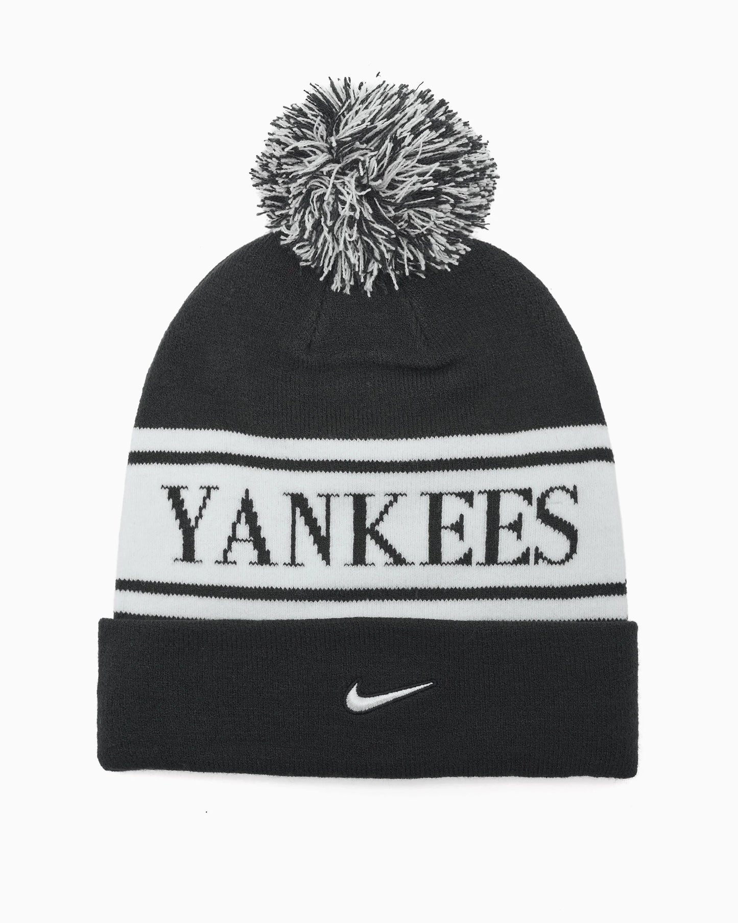 MLB Peak Standard Cuff Pom Beanie - New York Yankees