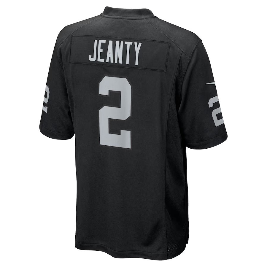 Las Vegas Raiders Nike Home Game - Black and Silver - Ashton Jeanty 2
