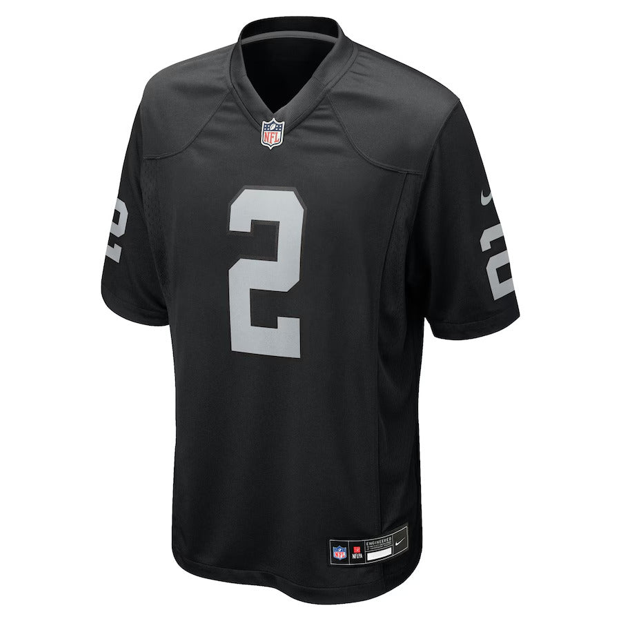 Las Vegas Raiders Nike Home Game - Black and Silver - Ashton Jeanty 2