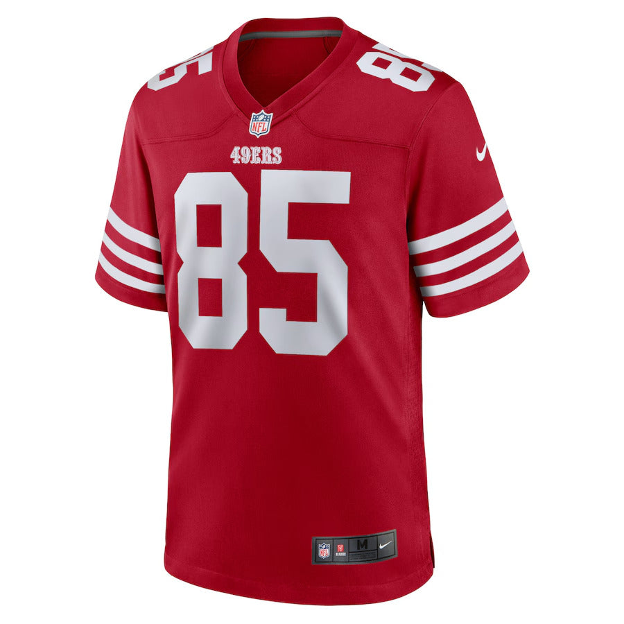 San Francisco 49ers Nike Game Home Jersey - Gym Red - George Kittle 85