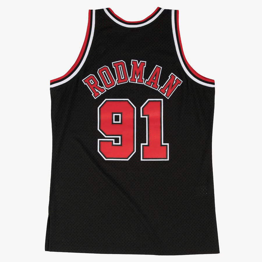 Swingman Jersey – CHICAGO BULLS – DENNIS RODMAN 1997 BLACK