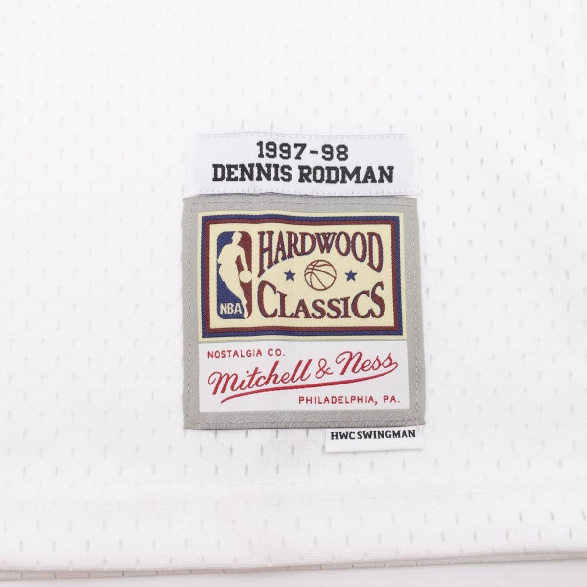 Swingman Jersey - CHICAGO BULLS - DENNIS RODMAN 1997 - White