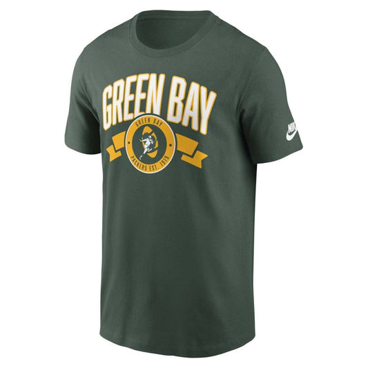 NFL  Rewind Front and Back Hit Essential Cotton Tee - Green Bay Packers
