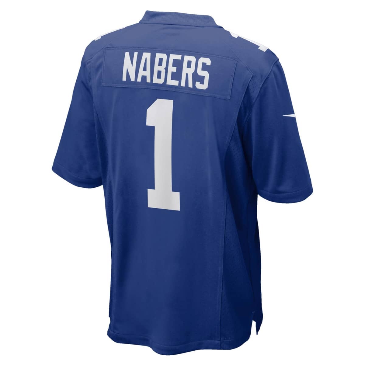 New York Giants Nike Game Jersey Home - Rush Blue - Malik Nabers 1