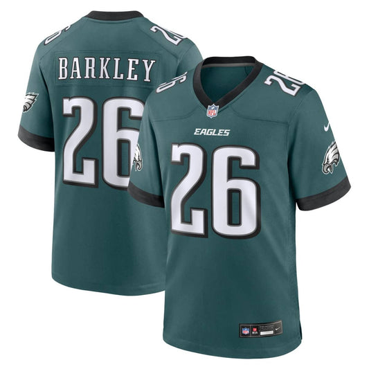 Philadelphia Eagles Nike Home Game Jersey - Sport Teal- Saquon Barkley 26