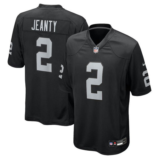 Las Vegas Raiders Nike Home Game - Black and Silver - Ashton Jeanty 2