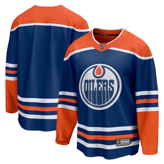 Edmonton 0ilers Royal Home Breakaway Blank Jersey