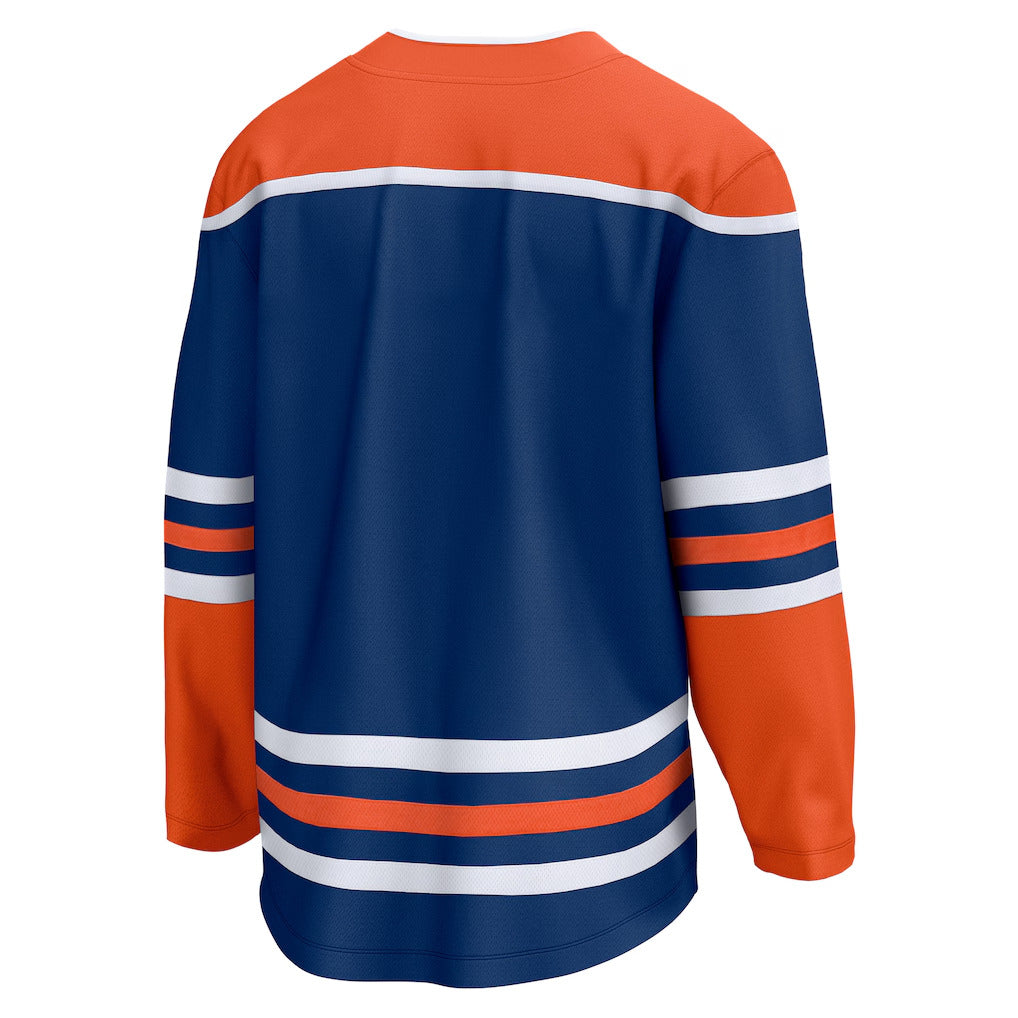 Edmonton 0ilers Royal Home Breakaway Blank Jersey