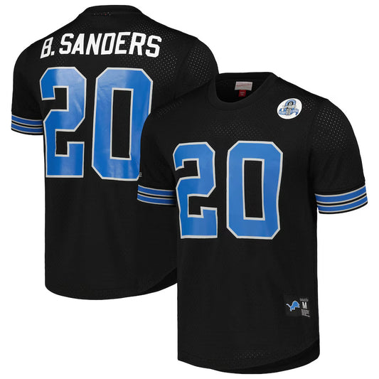 NFL N&N MESH CREWNECK – DETROIT LIONS - BARRY SANDERS 1993