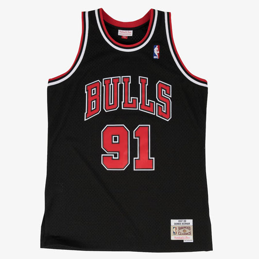Swingman Jersey – CHICAGO BULLS – DENNIS RODMAN 1997 BLACK