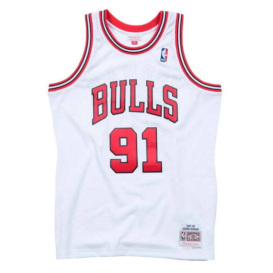 Swingman Jersey - CHICAGO BULLS - DENNIS RODMAN 1997 - White